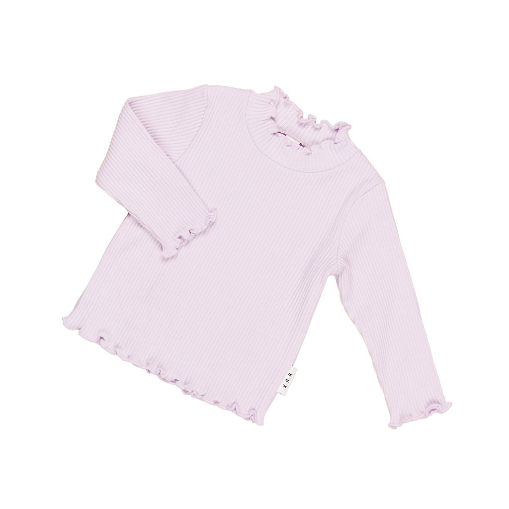 Huxbaby Rib Skivvy - Bright Orchid