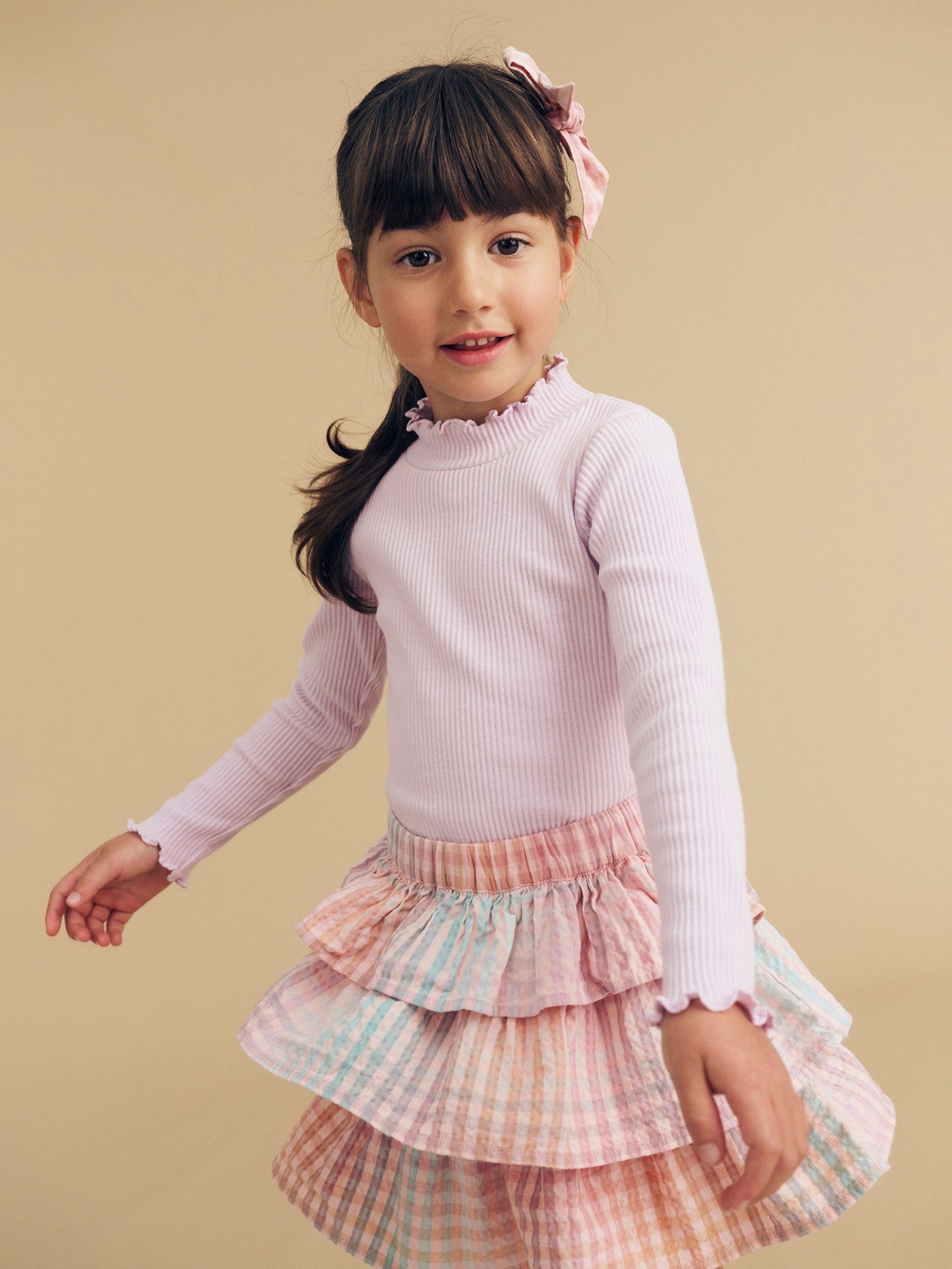 Huxbaby Rib Skivvy - Bright Orchid