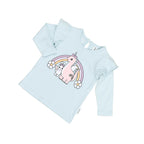 Enchanted Friends Frill Top - Blue Misty