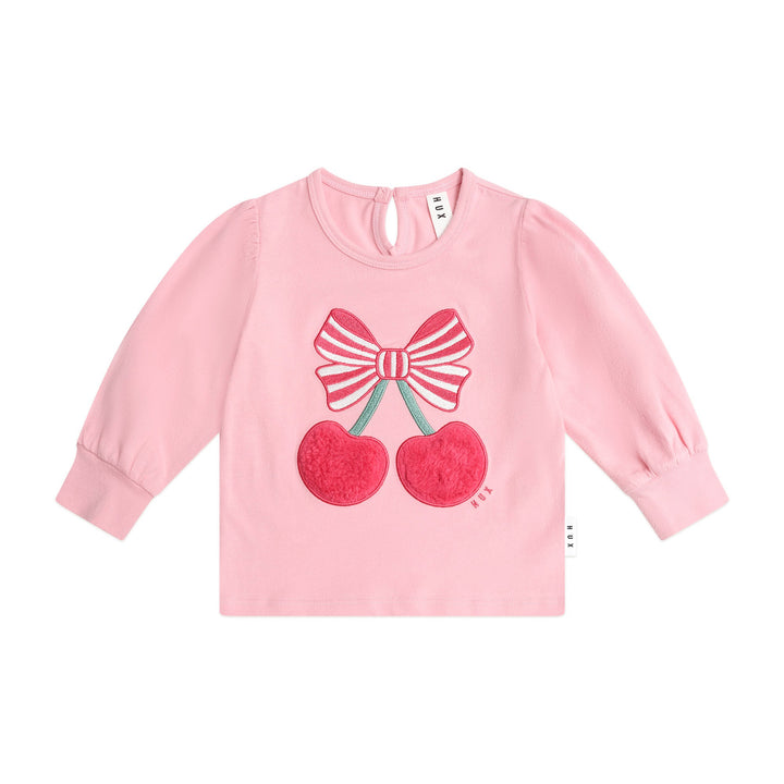 Huxbaby Cherry Pie Puff Sleeve Top