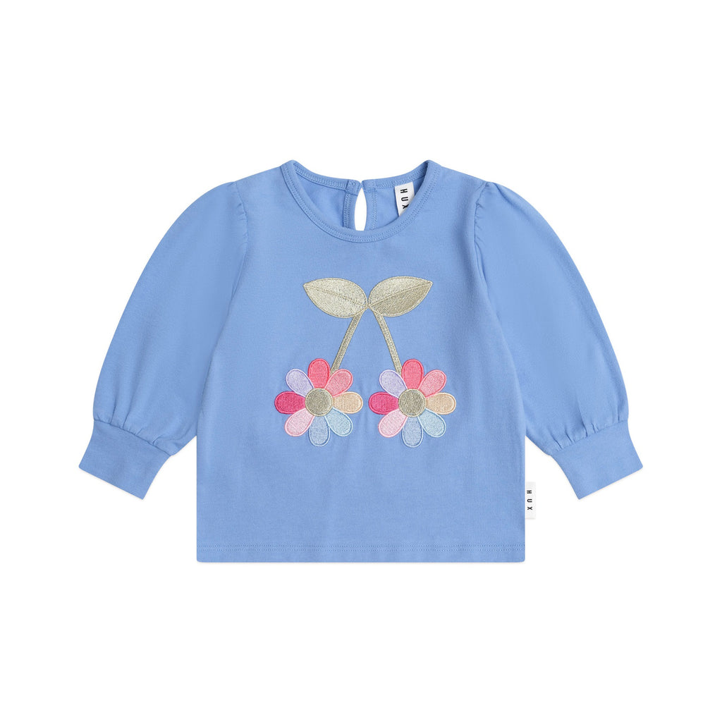 Flower Power Puff Sleeve Top