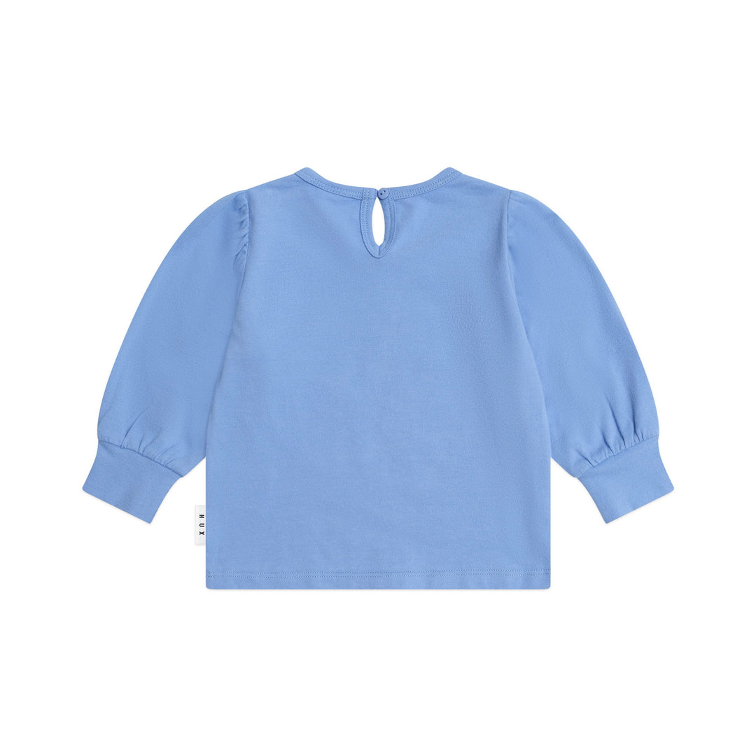 Huxbaby Flower Power Puff Sleeve Top
