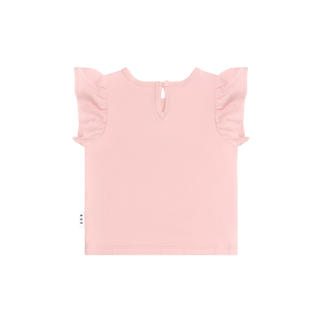 Huxbaby Carousel Frill T-Shirt - Candy