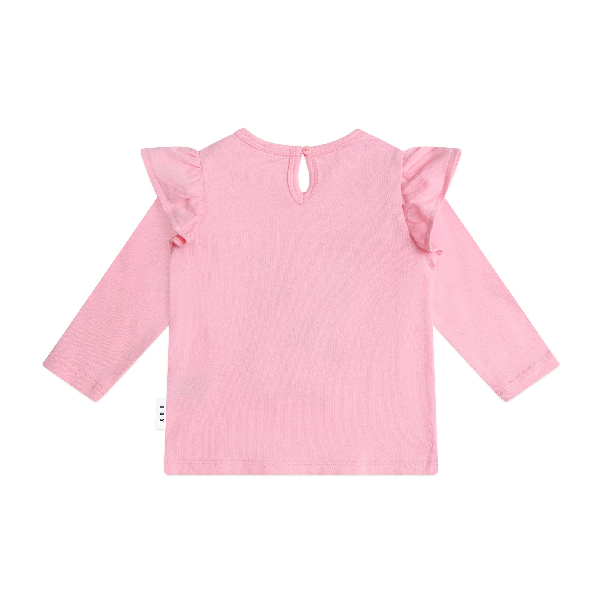 Strawberry Huxette Frill Top