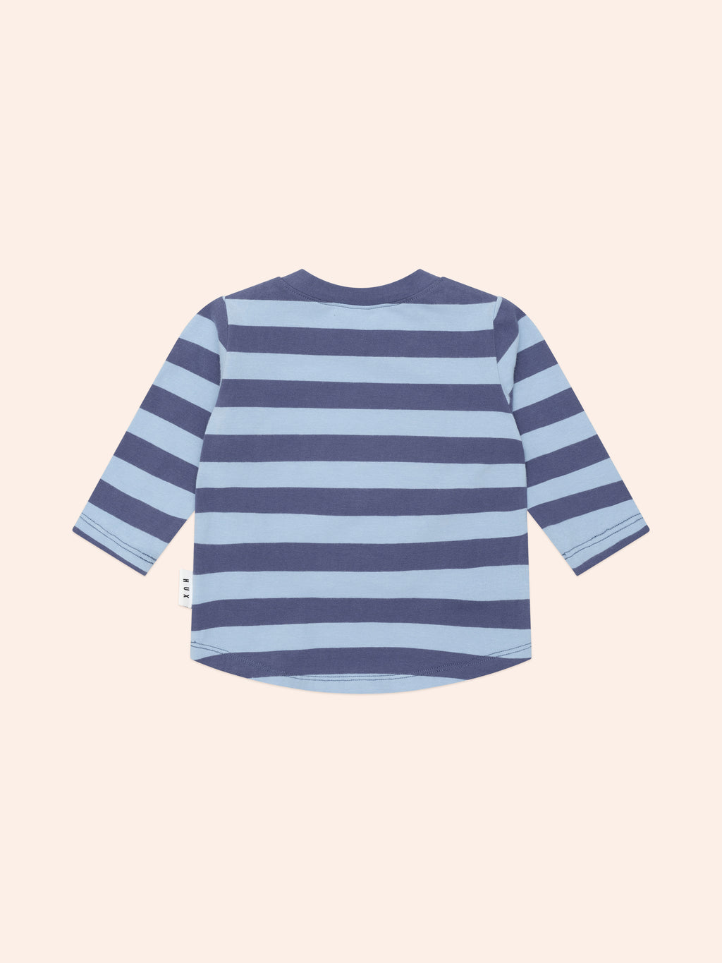Huxbaby Furry Hux Blue Stripe Bear Top