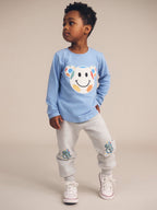 Huxbaby Smiley Soccer Top