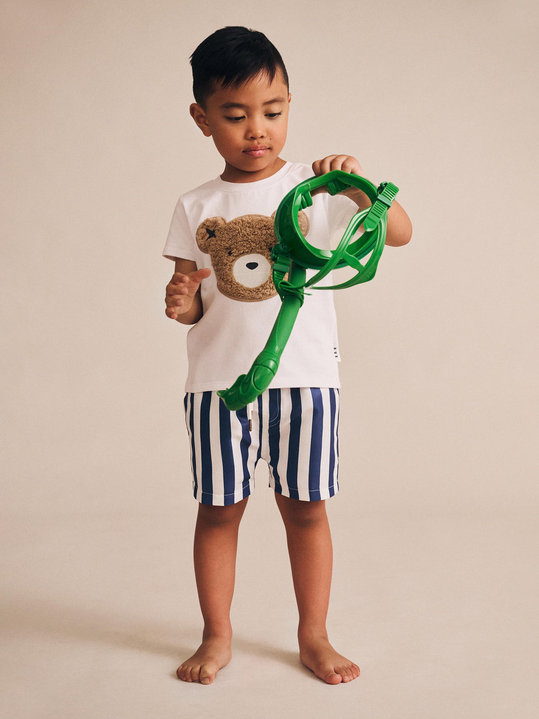 Huxbaby Furry Huxbear Crisp White Tee