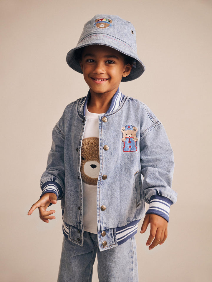 Huxbaby Furry Huxbear Crisp White Tee