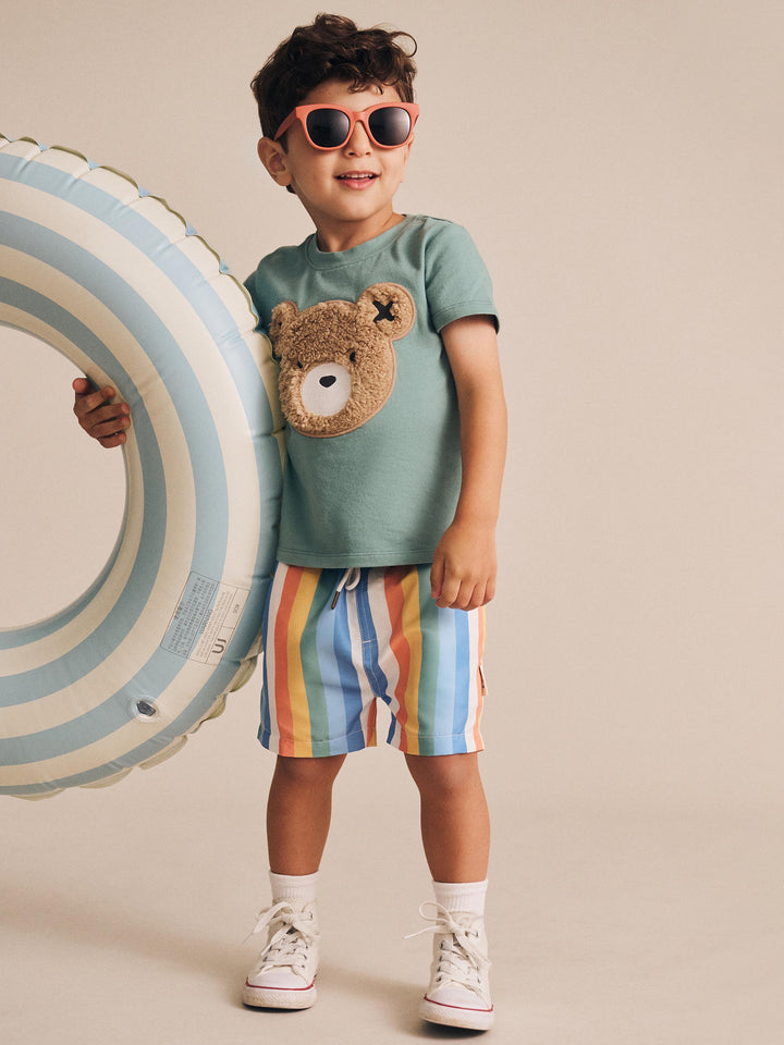 Huxbaby Furry Huxbear Green Tee
