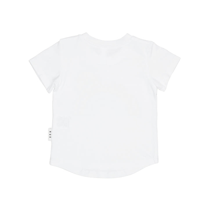 Huxbaby Furry Heart Bear T-Shirt - White