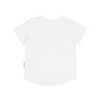 Furry Heart Bear T-Shirt - White