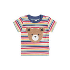 Huxbaby Furry Huxbear Vintage Stripe Tee