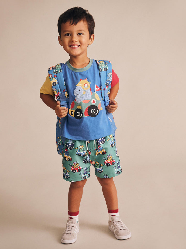 Huxbaby Racer Dino Boxy Tee
