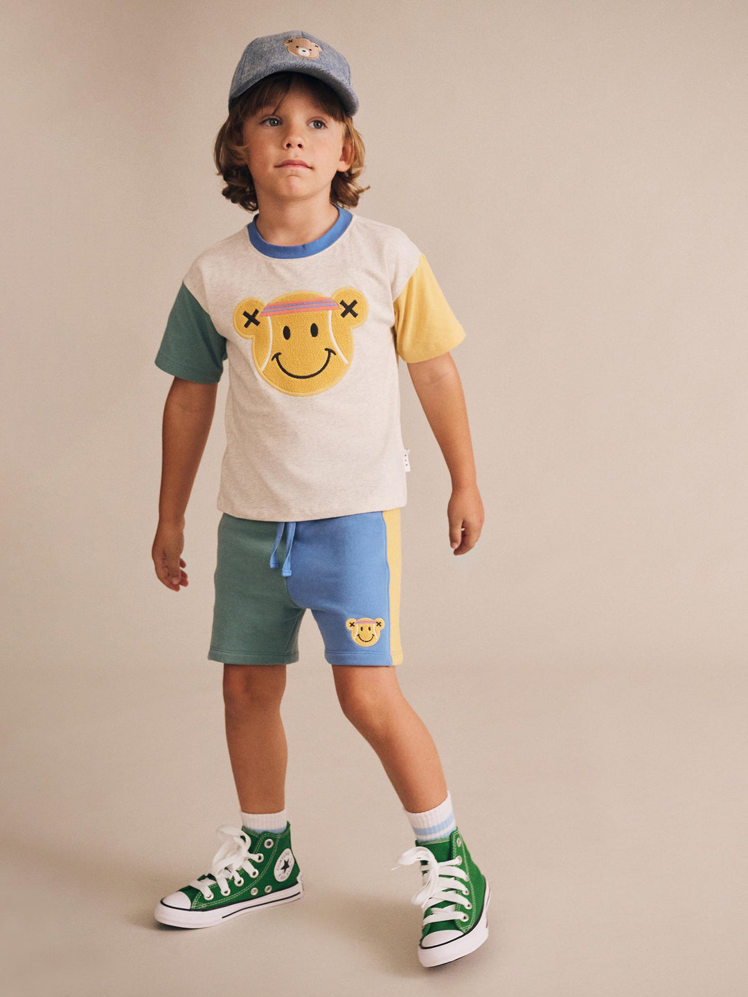 Huxbaby Tennis Bear Boxy Tee