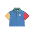 Colour Block Boxy Polo Tee