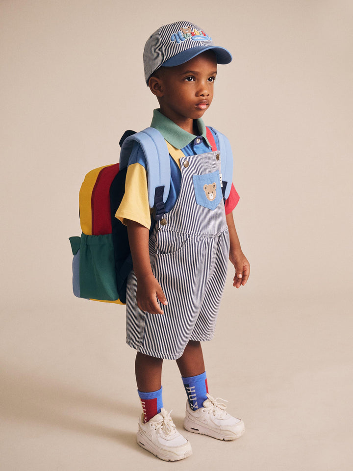 Huxbaby Colour Block Boxy Polo Tee