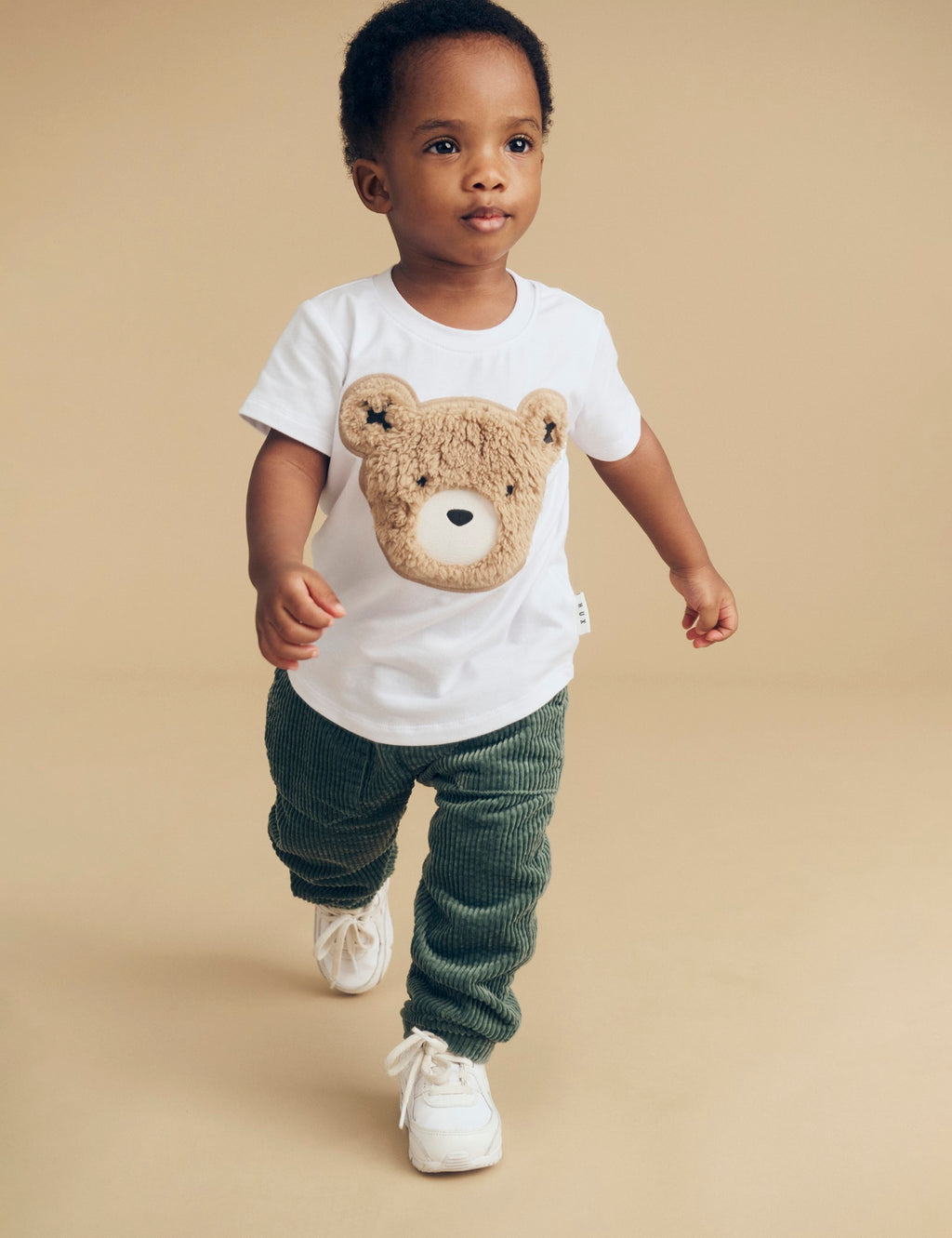 Huxbaby Furry Huxbear T-Shirt - White
