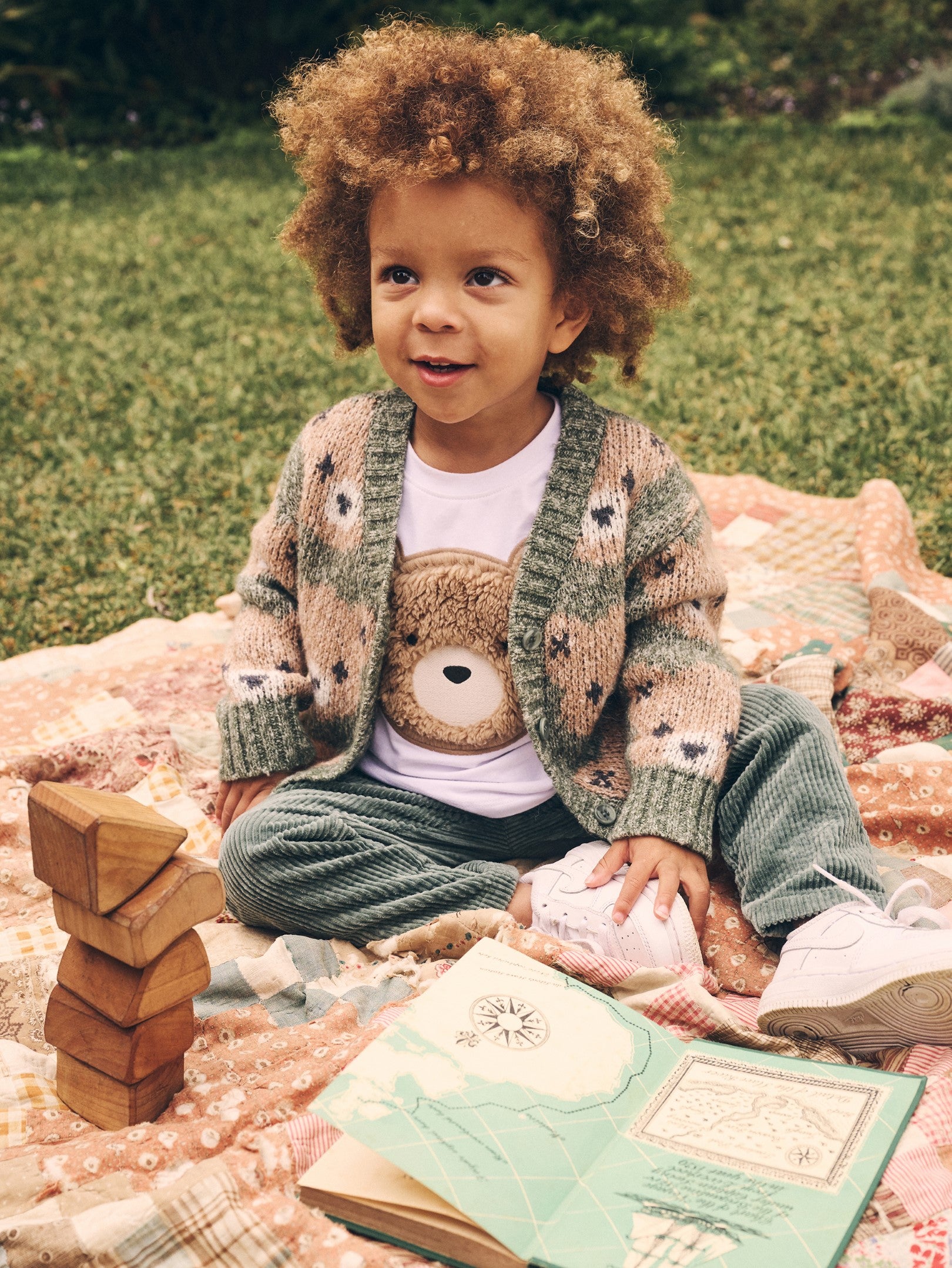 Huxbaby Furry Huxbear T-Shirt - White