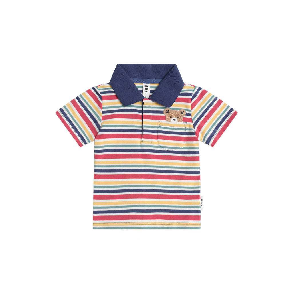 Huxbaby Polo Tee Vintage Stripe