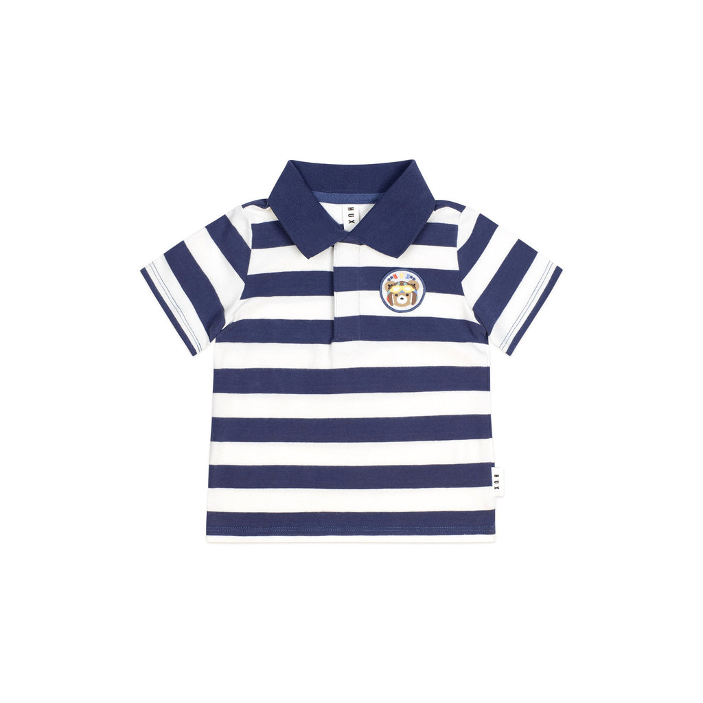 Huxbaby Stripe Polo Tee