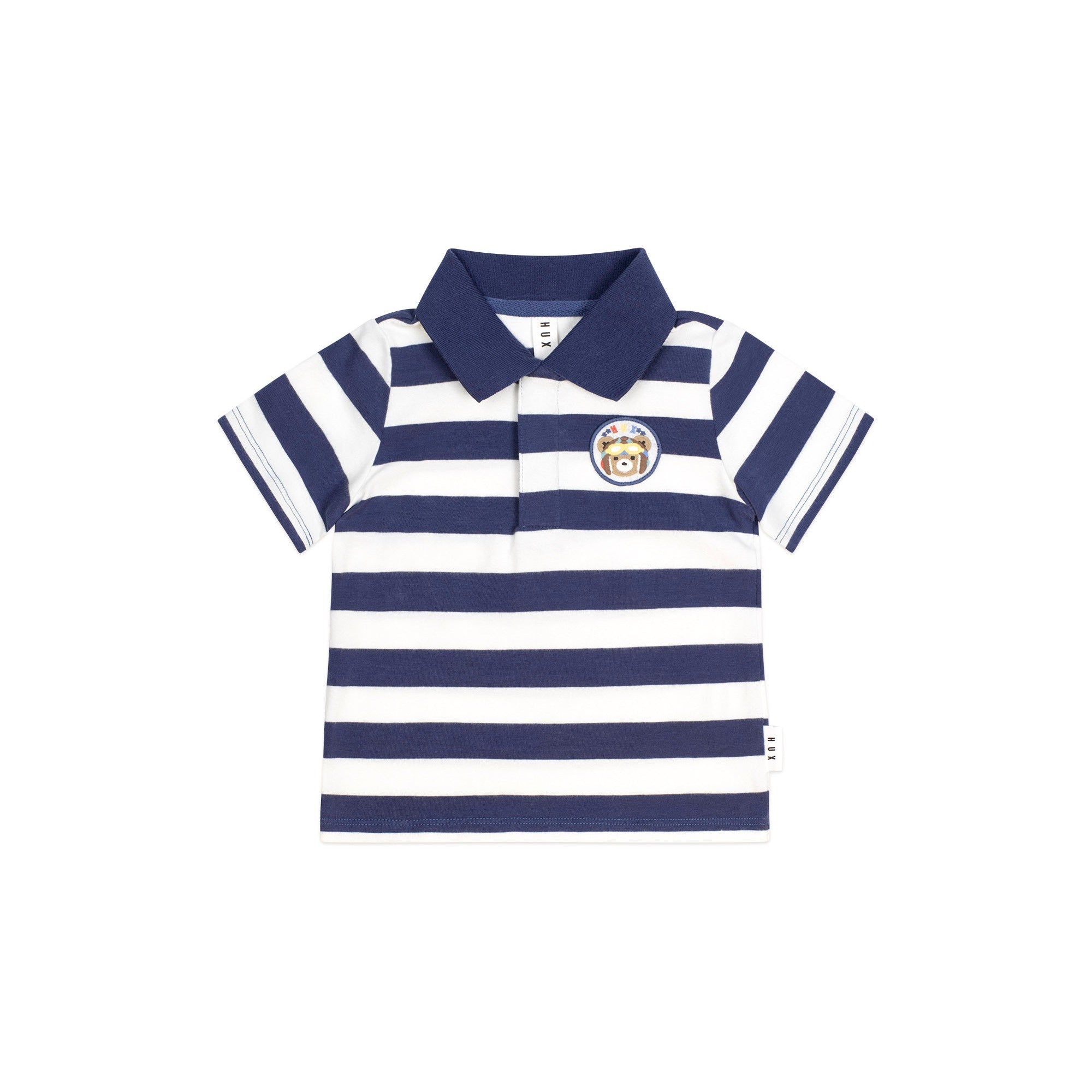 Huxbaby Stripe Polo Tee