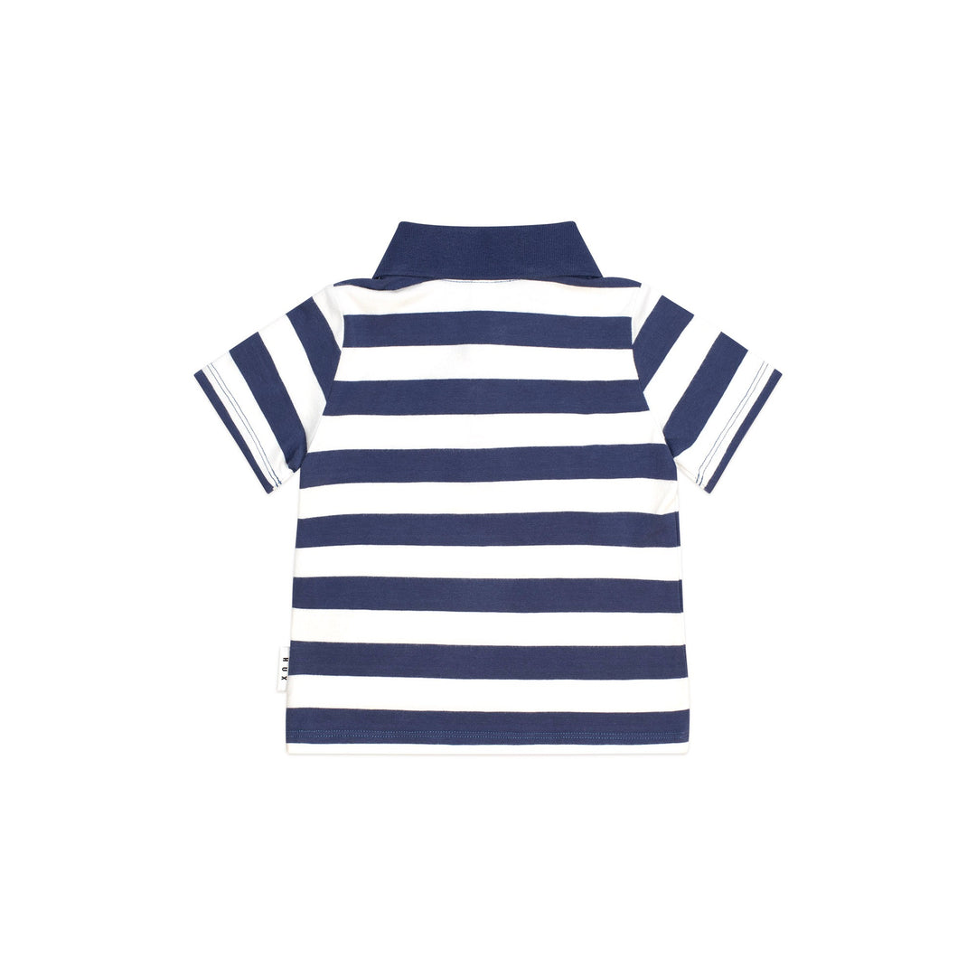 Huxbaby Stripe Polo Tee