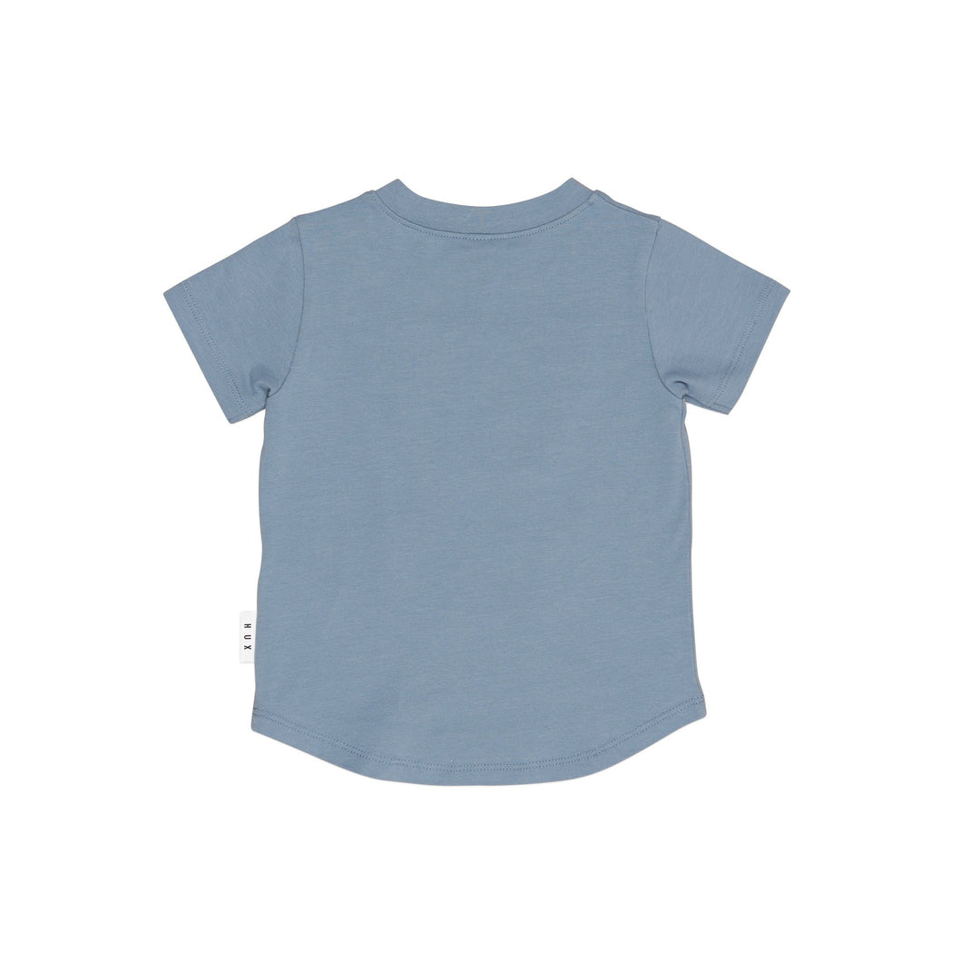 Huxbaby Teddy Hux T-Shirt - Dino Blue