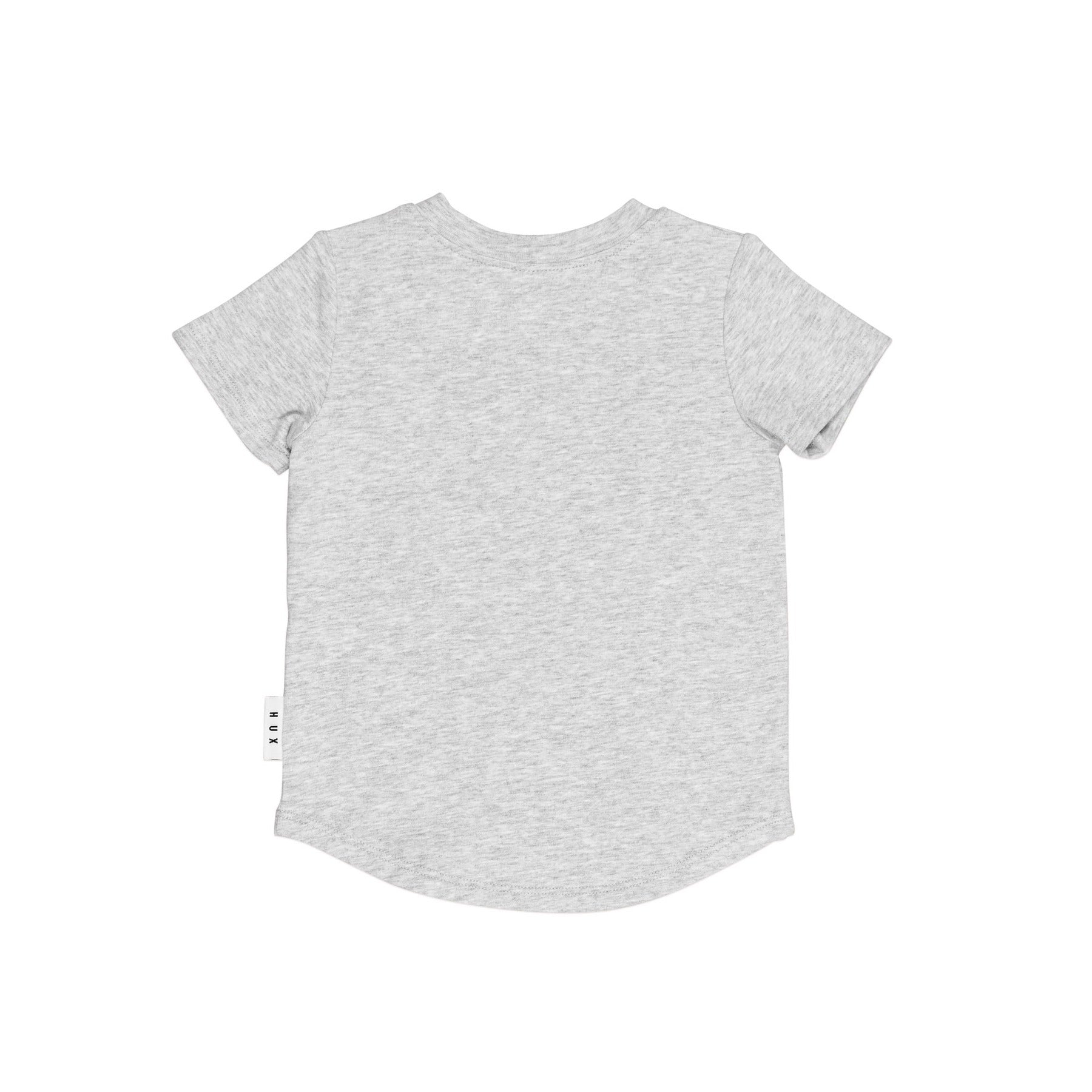 Huxbaby Smiley Rainbow T-Shirt - Grey Marle