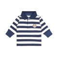 Stripe Polo Longsleeve Top