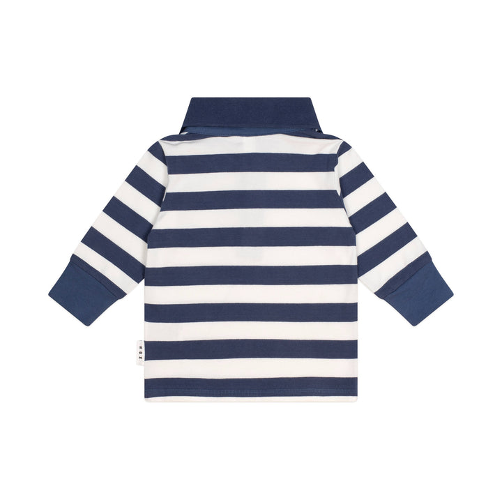 Huxbaby Stripe Polo Longsleeve Top