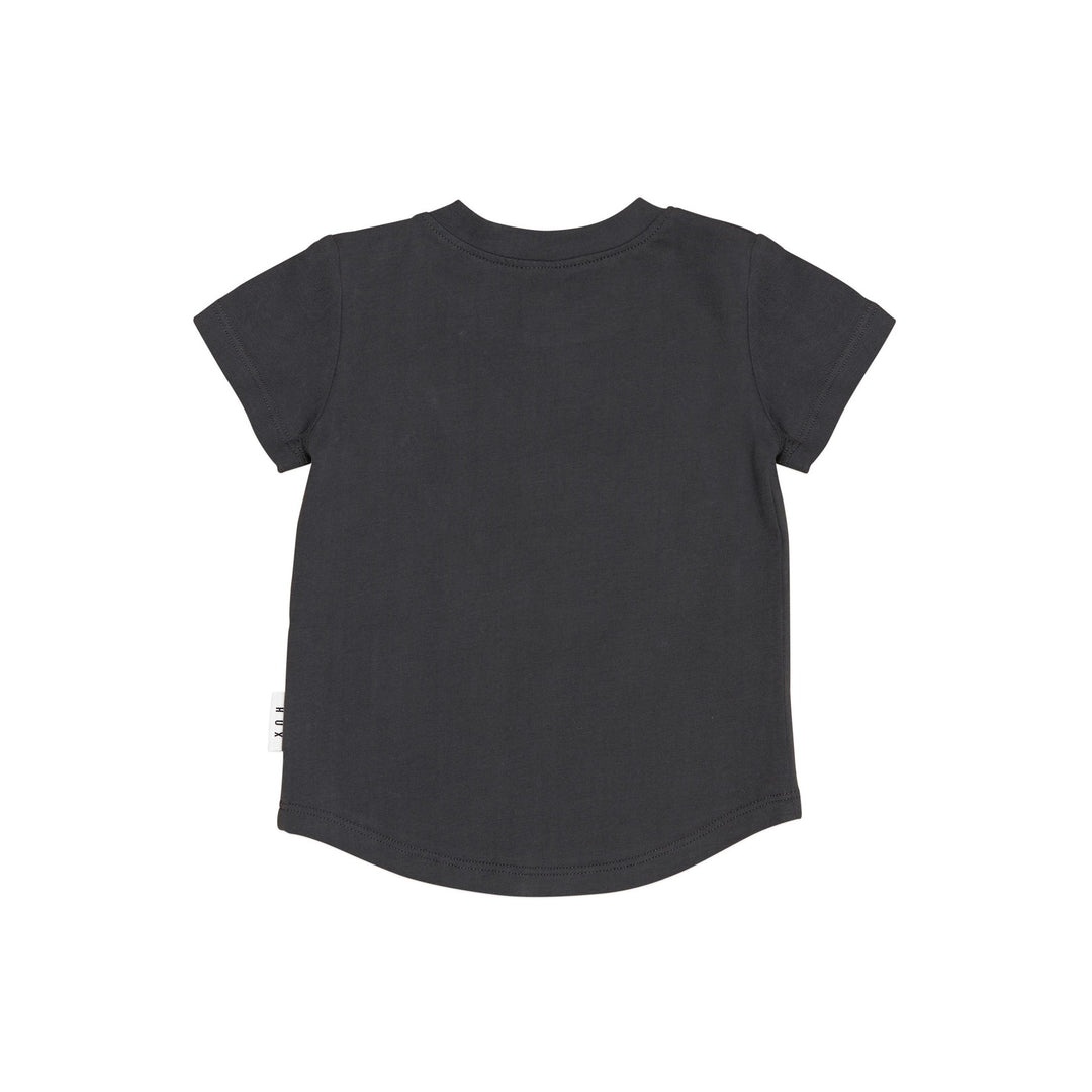 Huxbaby Skater Bear T-Shirt - Soft Black