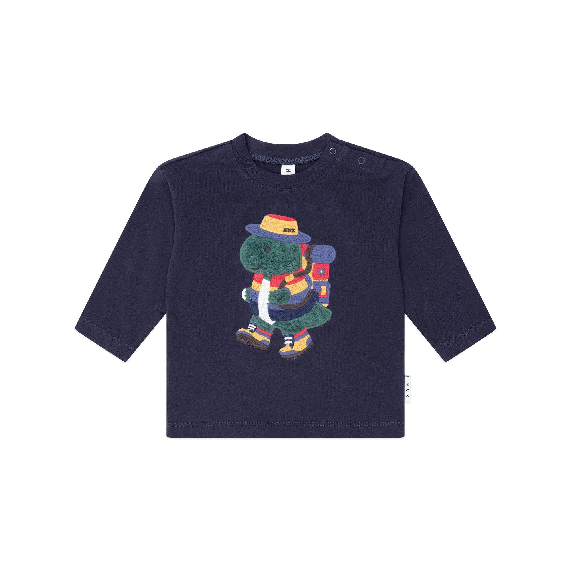 Camping Dino Drop Sleeve Top