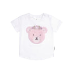 Daisy Furry Bear T-Shirt - White