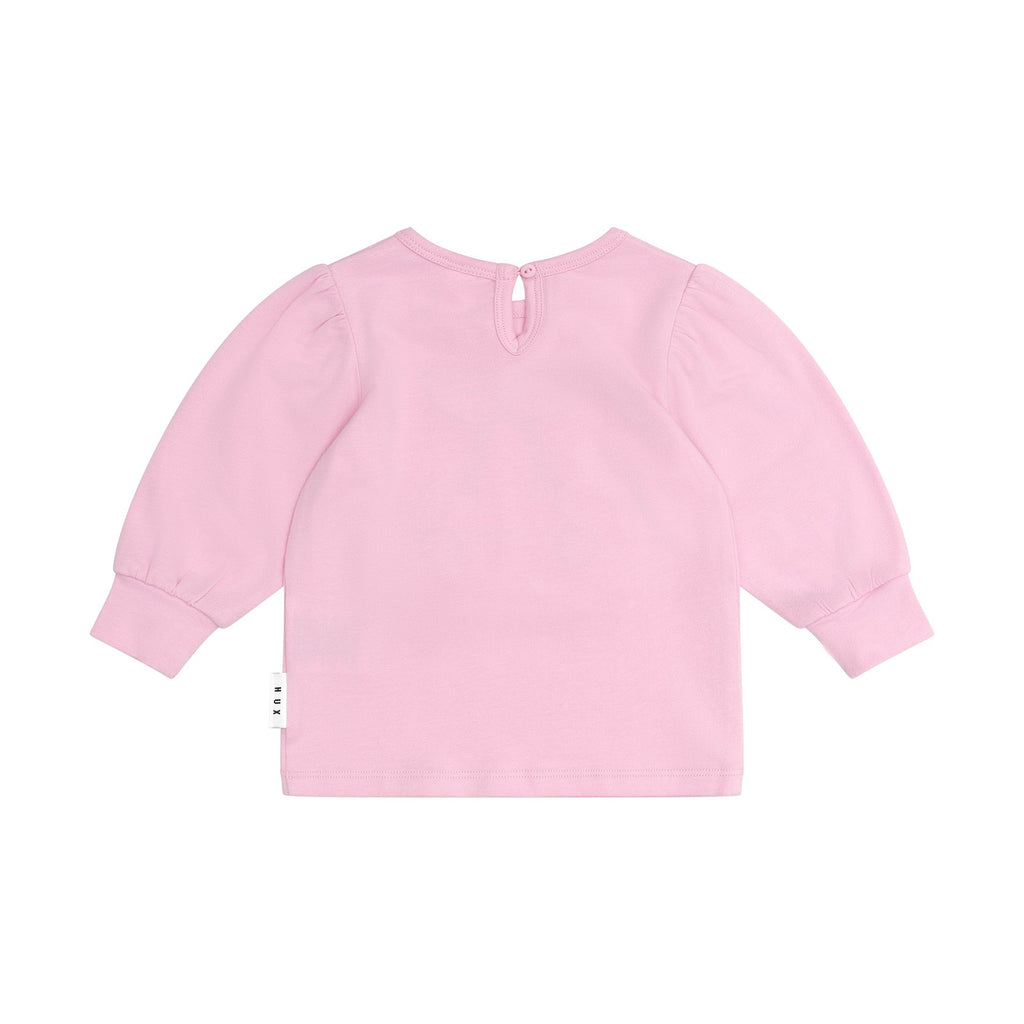 Huxbaby Cherry Daisy Puff Sleeve Top - Lilac Mist
