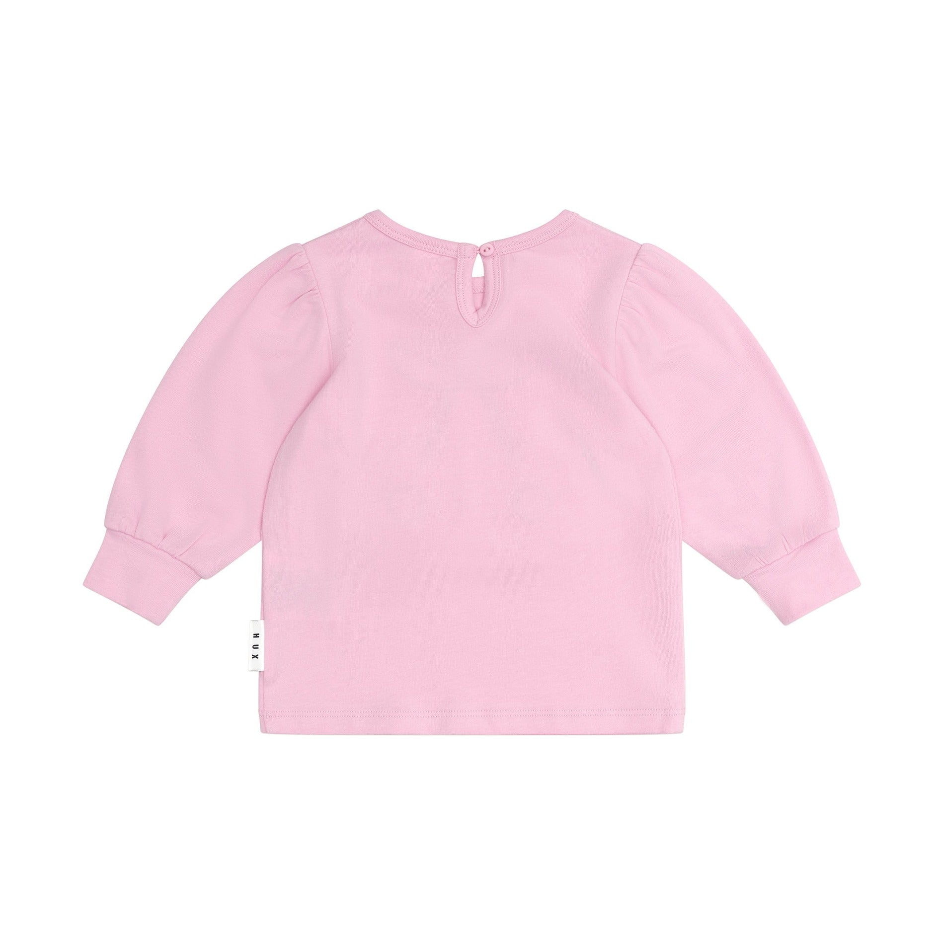 Huxbaby Cherry Daisy Puff Sleeve Top - Lilac Mist