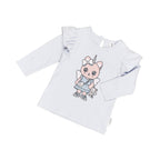 Glitter Caticorn Frill Top - Frozen