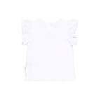 Glitter Caticorn Frill T-Shirt - White