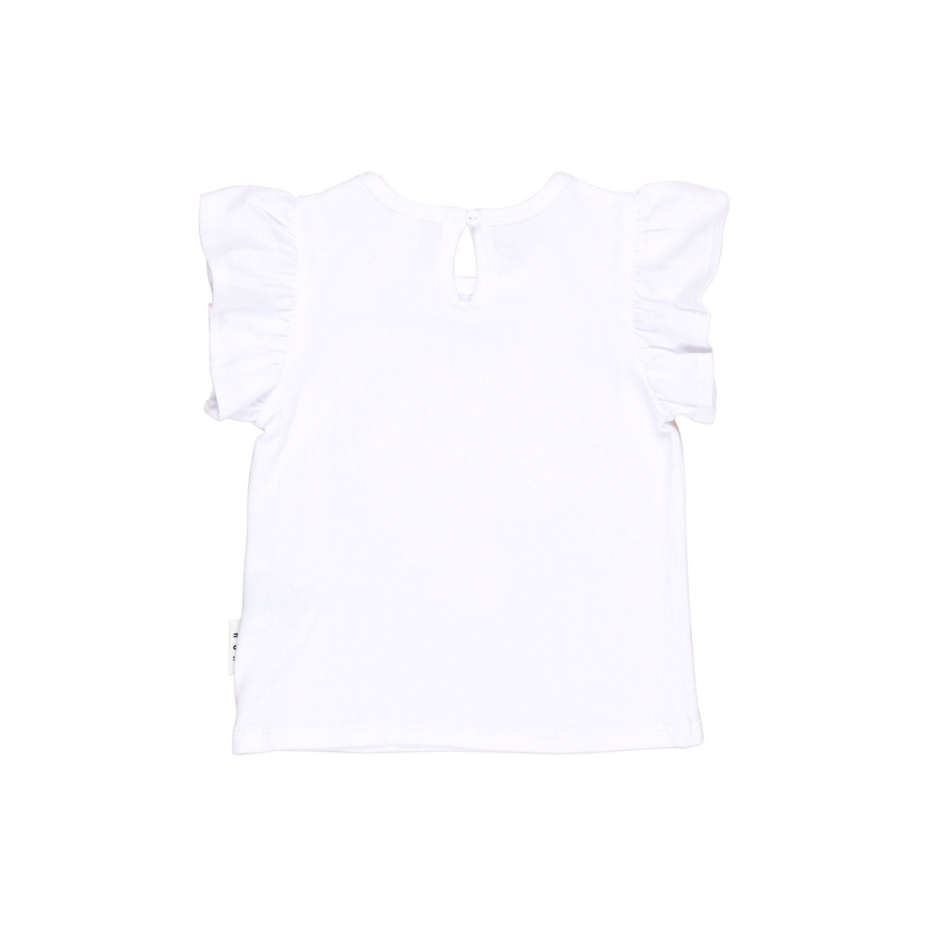 Glitter Caticorn Frill T-Shirt - White