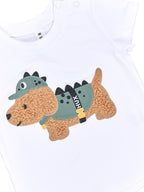 Dino Dog T-Shirt - White