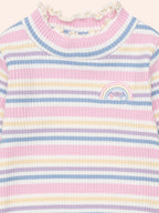 Huxbaby Rainbow Stripe Rib Skivvy