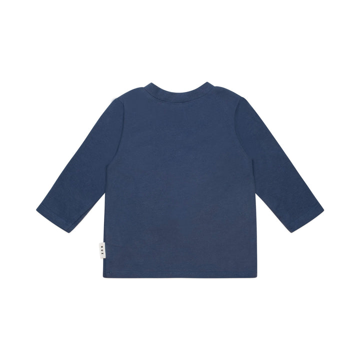 Huxbaby Furry Huxbear Longsleeve Top Marine Blue