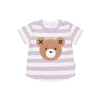 Huxbaby Furry Hux Orchid Stripe T-Shirt