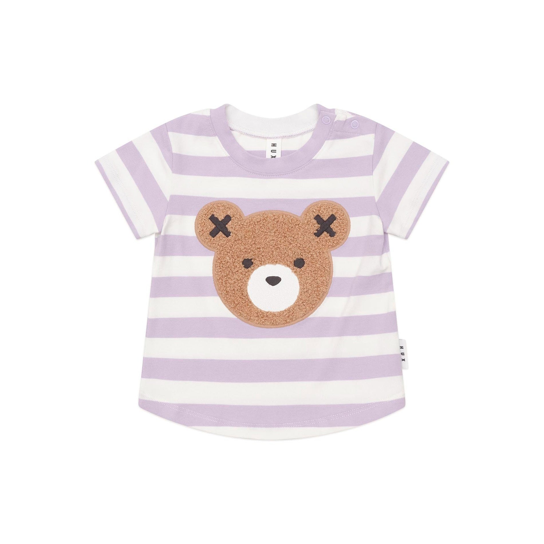 Huxbaby Furry Hux Orchid Stripe T-Shirt