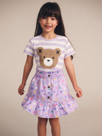 Huxbaby Furry Hux Orchid Stripe T-Shirt