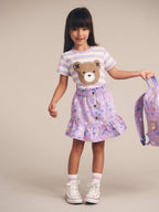Huxbaby Furry Hux Orchid Stripe T-Shirt