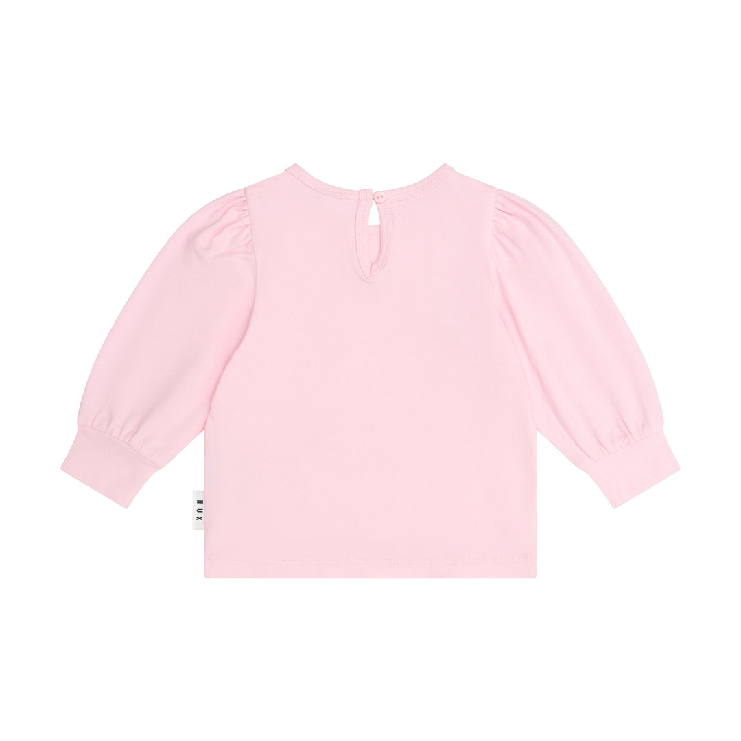 Huxbaby Flutter Unicorn Puff Sleeve Top