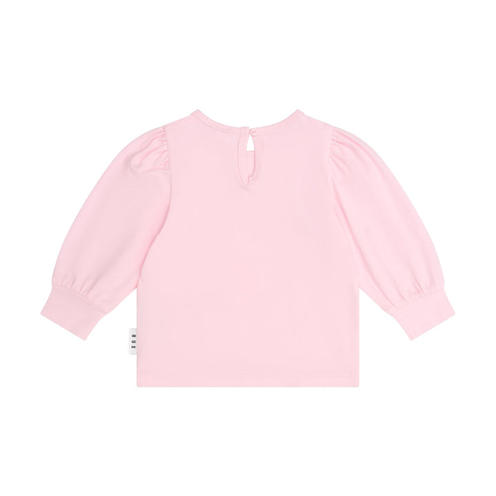 Huxbaby Flutter Unicorn Puff Sleeve Top