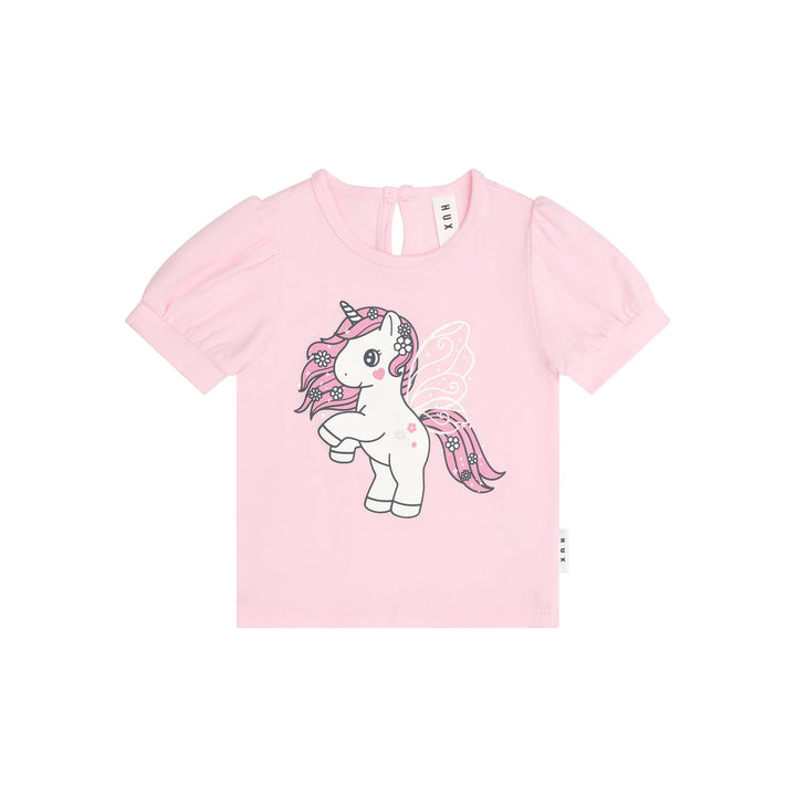 Huxbaby Flutter Unicorn Puff Sleeve T-Shirt