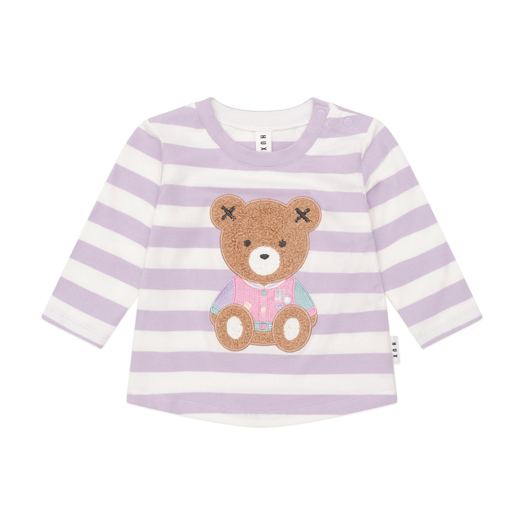 Huxbaby College Hux Orchid Stripe Top