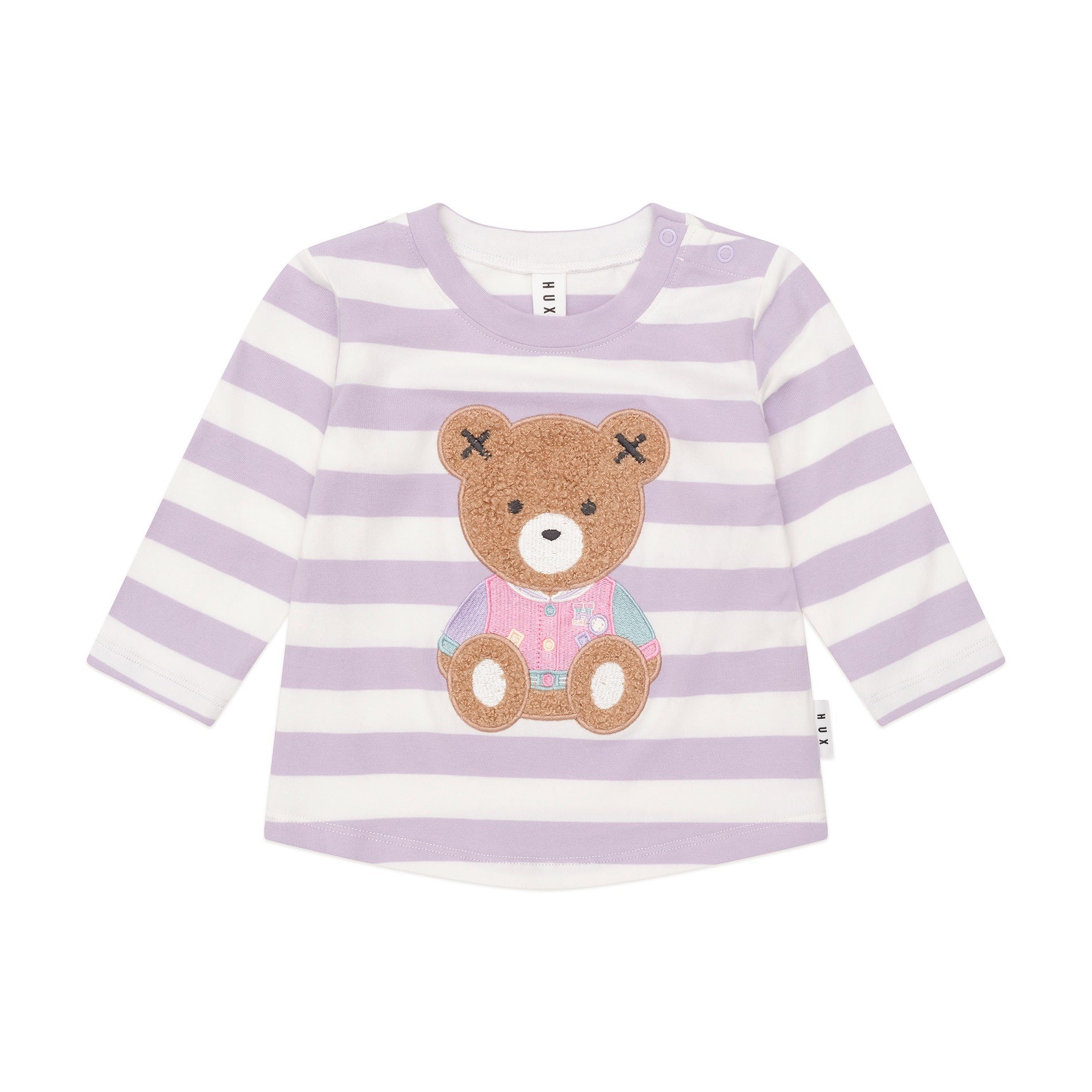 Huxbaby College Hux Orchid Stripe Top